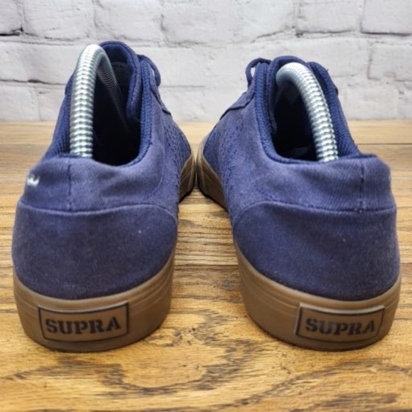 Supra Kids Size 6 Low Skate Gum Sole Shoes #186 - Picture 6 of 9